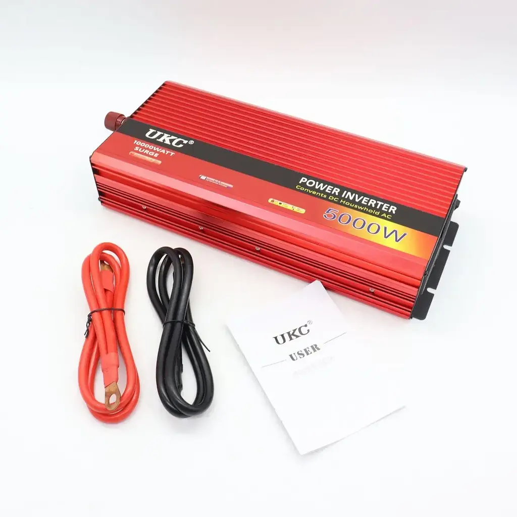 Инвертор преобразователь напряжения UKC AR-5000M BR-5000M AC/DC 12V-220V 5000W - фото 2