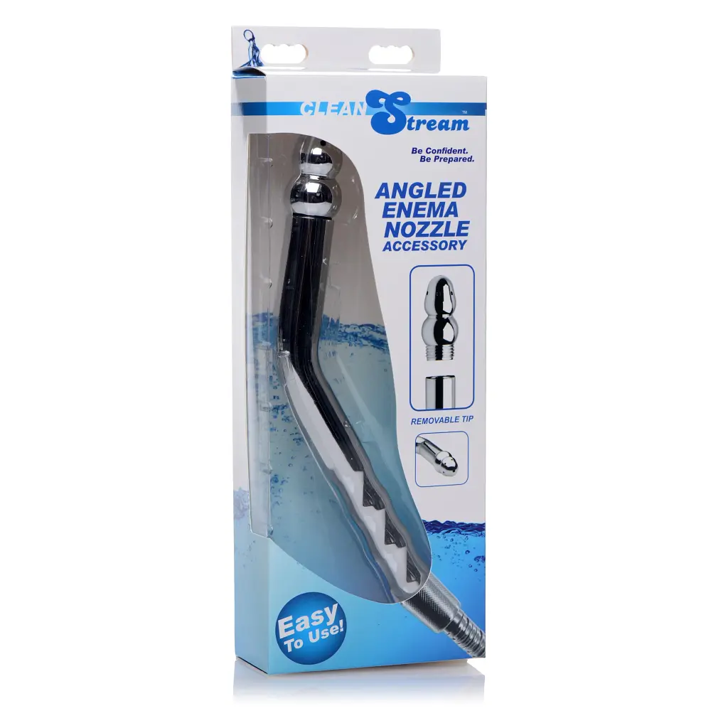 Насадка для анального душа CleanStream Angled Enema Nozzle, 22,8 см - фото 2