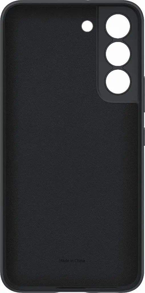 Оригінальний силіконовий чохол Silicone Cover для Samsung Galaxy S22 (S901) EF-PS901TBEGRU Black - фото 4