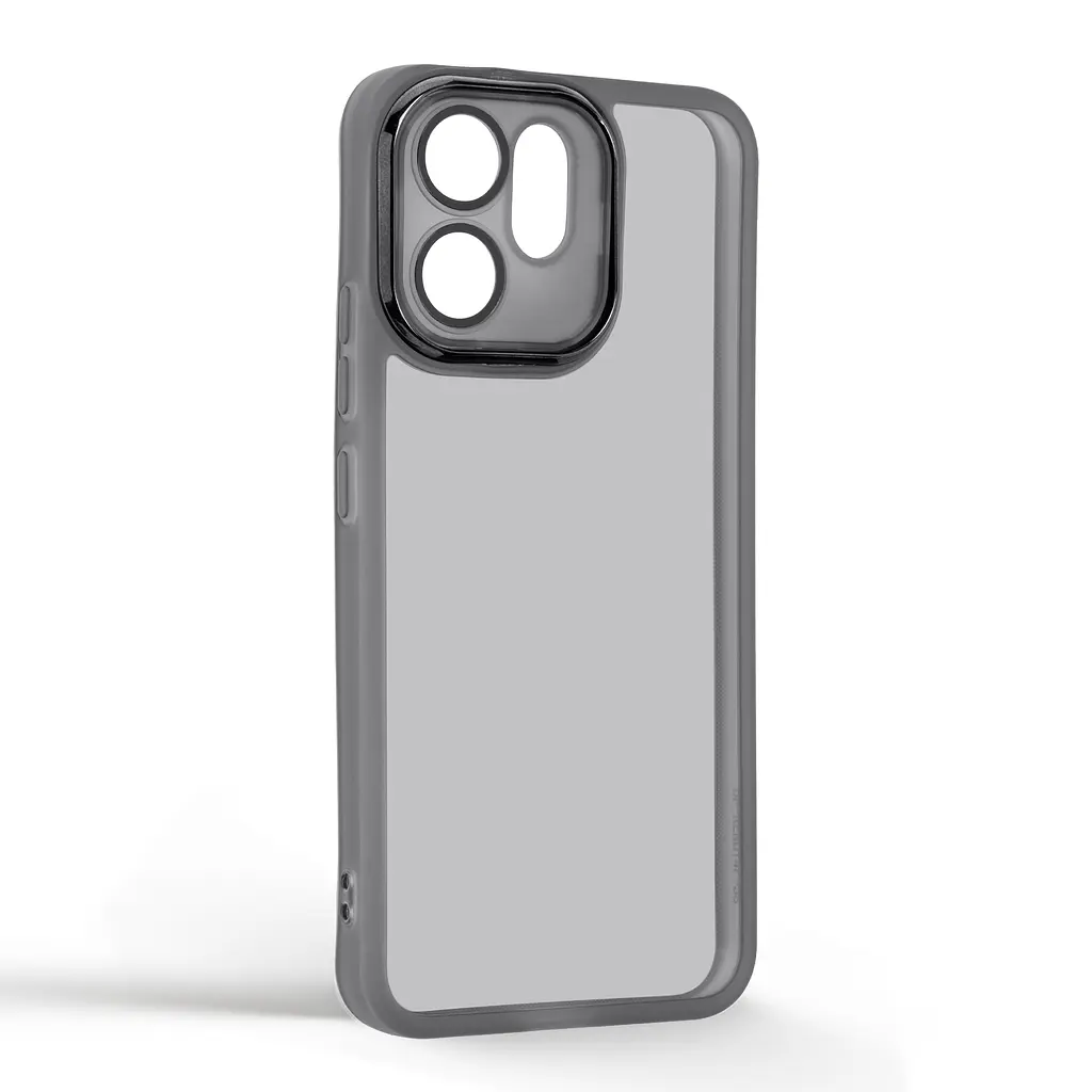 Защитный чехол для OPPO Reno14 F 5G/Reno14 FS 5G, Shade, черный, TPU+PC, матовый, защита всего корпуса, панель-накладка, противоударный, с большими бортами, амортизирует удары при падениях, ArmorStandart (ARM87427) - фото 2