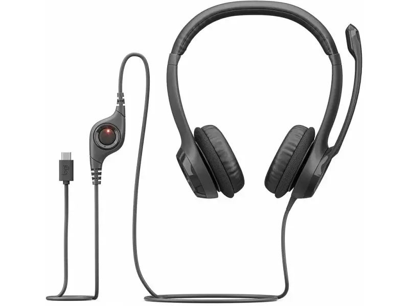 Гарнітура Logitech H390 USB-C Black (981-001576) - фото 3