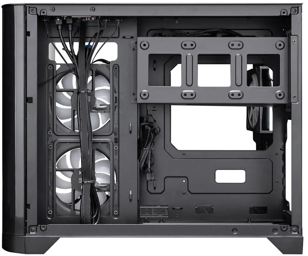 Корпус 1stPlayer UV6-BK-2FC7R-1FC7 Black без БП (UV6-BK-2FC7R-1FC7) - фото 5