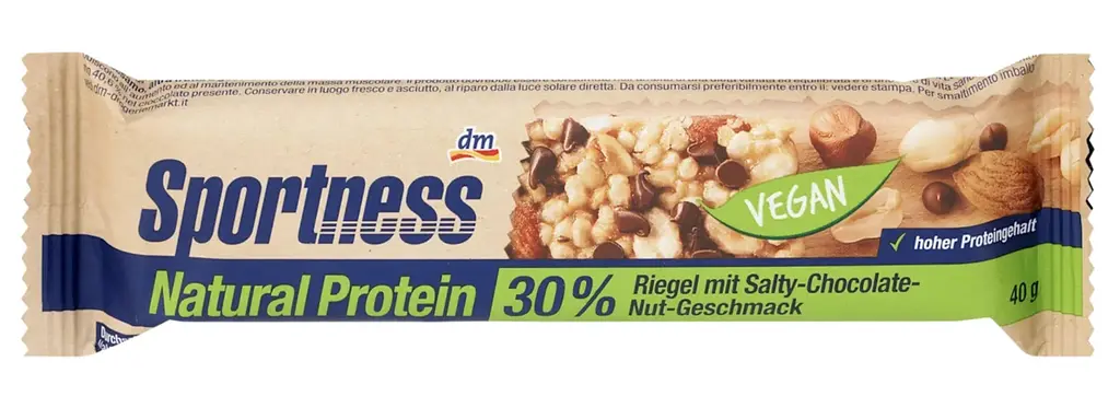 Протеїновий батончик Sportness Natural Protein Salty-Chocatal-Nut, 40 г