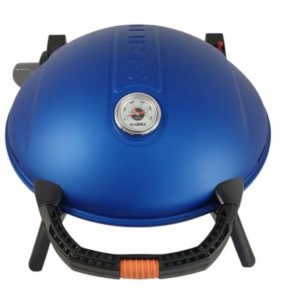 Портативный газовый гриль O-Grill 900 переносной, синий + шланг в подарок! - фото 2