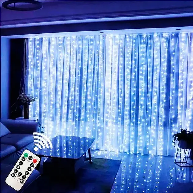 Гірлянда XPRO Xmas LED Водоспад 3х1.5 м, 240 білих діодів (47663-7597_300) - фото 7