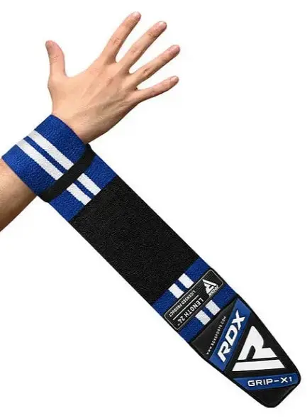 Бинти для зап'ясть (кистьові бинти) RDX W4 BLUE 18"-S (WAH-W4U-S) - фото 4
