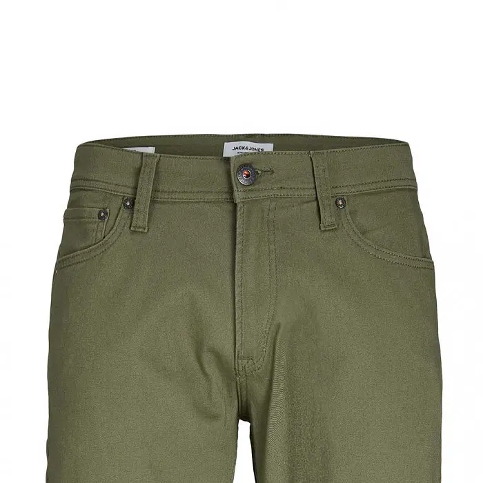 Шорты мужские джинсовые Jack & Jones S W30" (JPSTRICK JJSHORTS AKM DUSTY OLIVE) - фото 5