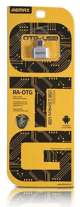 Переходник Remax OTG Usb Micro-USB модель RA-OTG Silver - фото 2