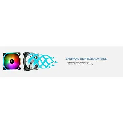 Система жидкостного охлаждения Enermax Aquafusion II 360 ARGB (ELC-AQFS360-SQA) - фото 7