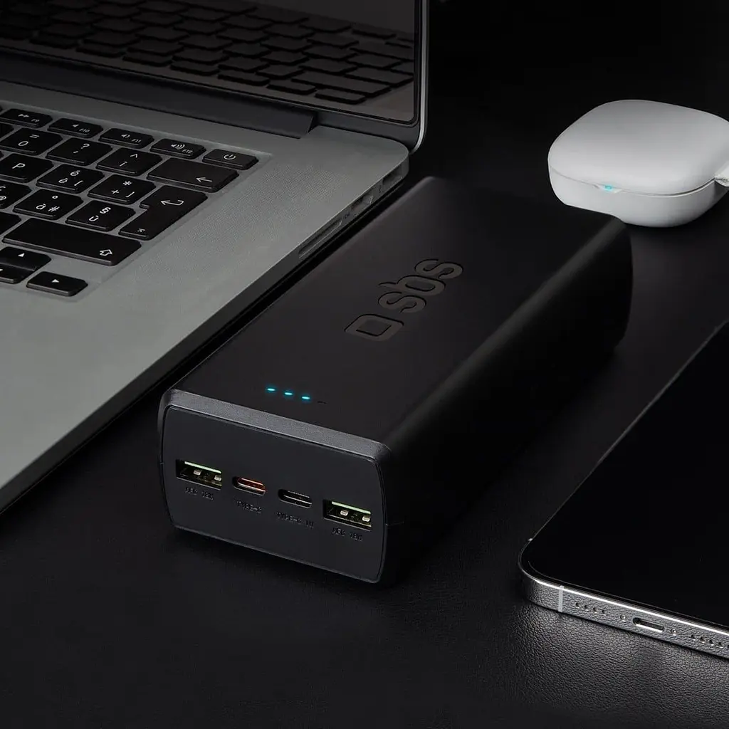 Павербанк SBS Black 30 000 mAh / 20 Вт (TTBB30000PD20K) - фото 2
