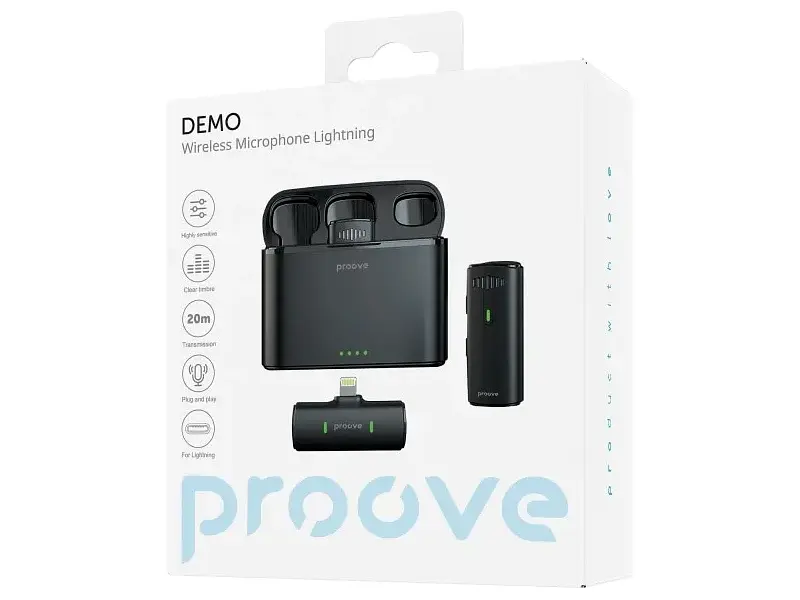 Мікрофон Proove Demo Lightning Black (PMDM00010102) - фото 2