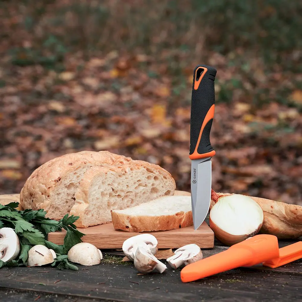 Ніж Ganzo G807-OR з ножнами помаранчевий - фото 8