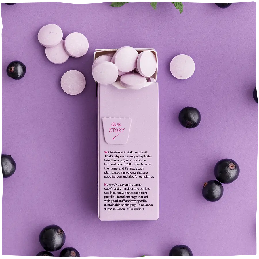 Конфеты True Mints мятные со вкусом черной смородины 13 г - фото 3