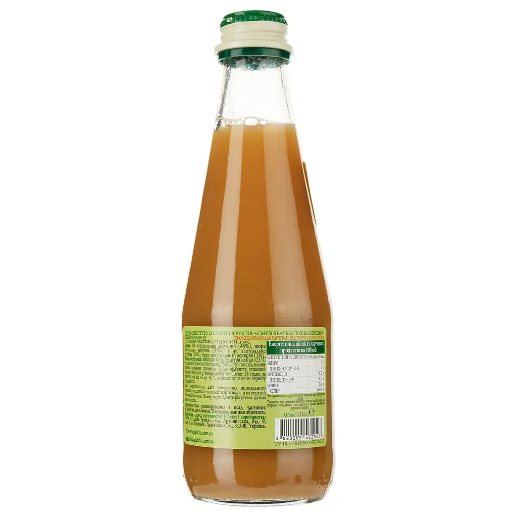 Смузі Galicia Яблуко-груша-персик 300 мл (776687) - фото 2