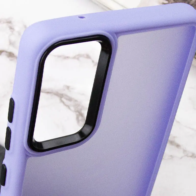 Чохол TPU+PC Lyon Frosted для Motorola Moto G24 / G04 / E14 Purple - фото 5