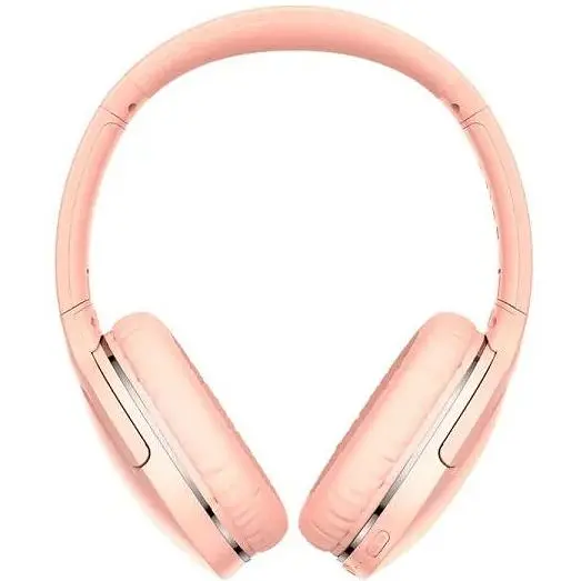 Наушники беспроводные полноразмерные Baseus Encok Wireless headphone D02 Pro розовые - фото 2