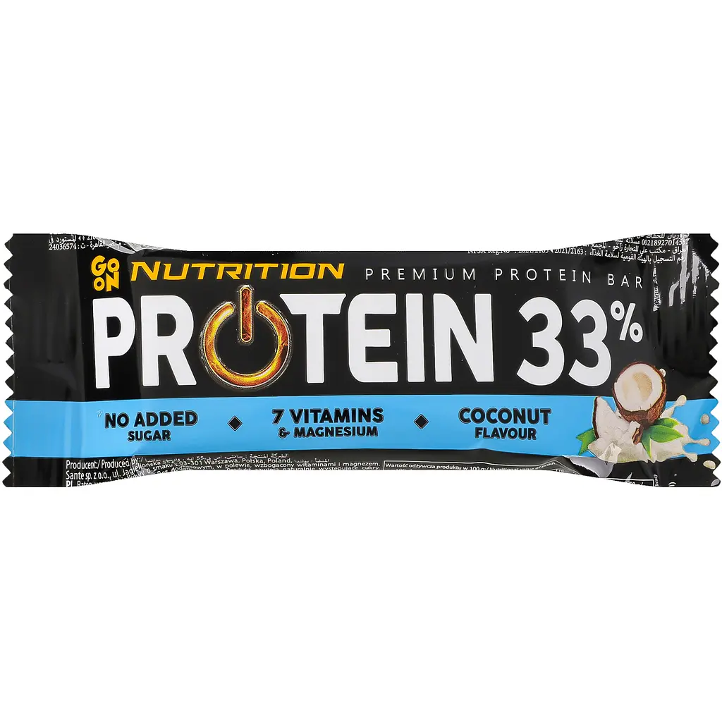 Протеїновий батончик Go On Nutrition Protein Bar Coconut 33% 50 г