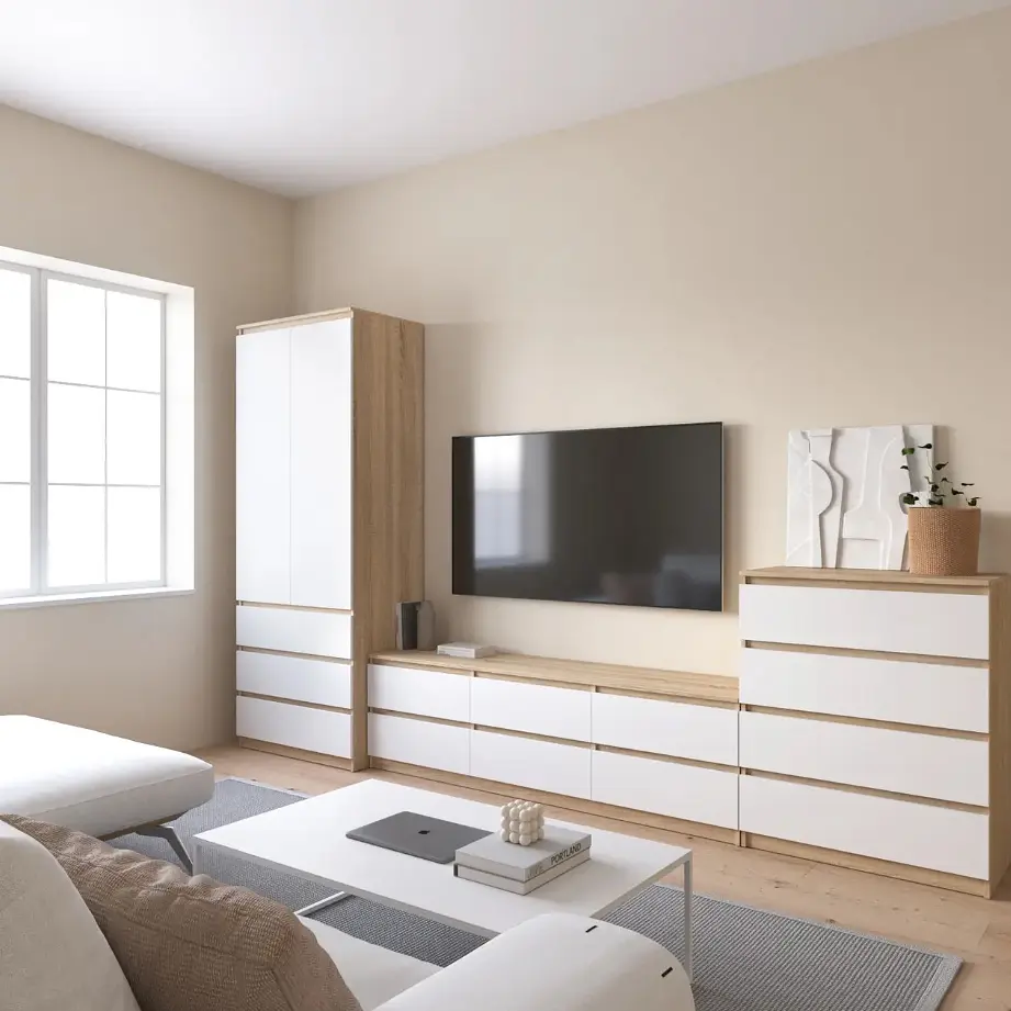 Комплект меблів у вітальню VAYS шафа R-9, тумба R-12, комод R-4 - фото 8