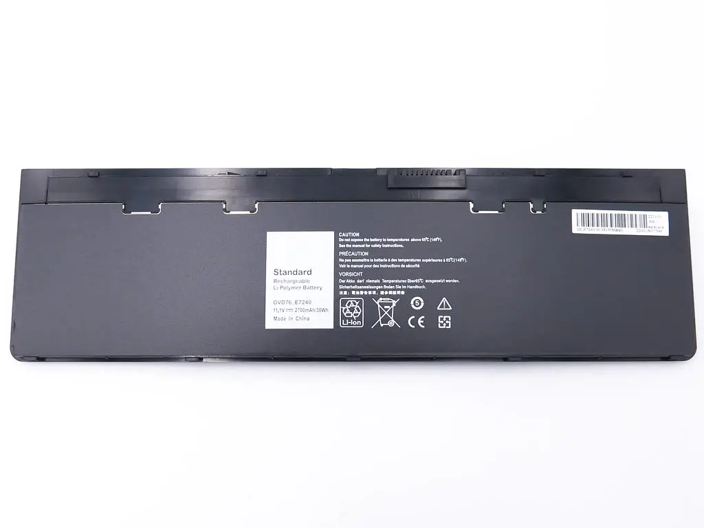 Акумулятор для Dell GVD76 Latitude E7240, E7250 (WD52H) (11.1V 2700 mAh 30Wh) (Metal) - фото 2