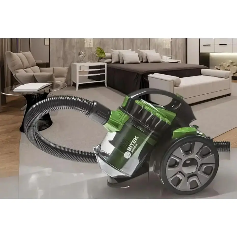 Вакуумний пилосос Bitek BT-8663G із контейнером 3 л Зелений 4200 Вт - фото 3