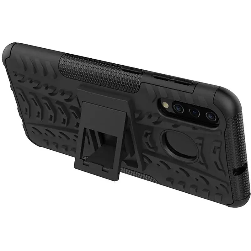Чохол-накладка Toto Dazzle Kickstand 2 in 1 Case Samsung Galaxy A30s/A50/A50s Black - фото 5