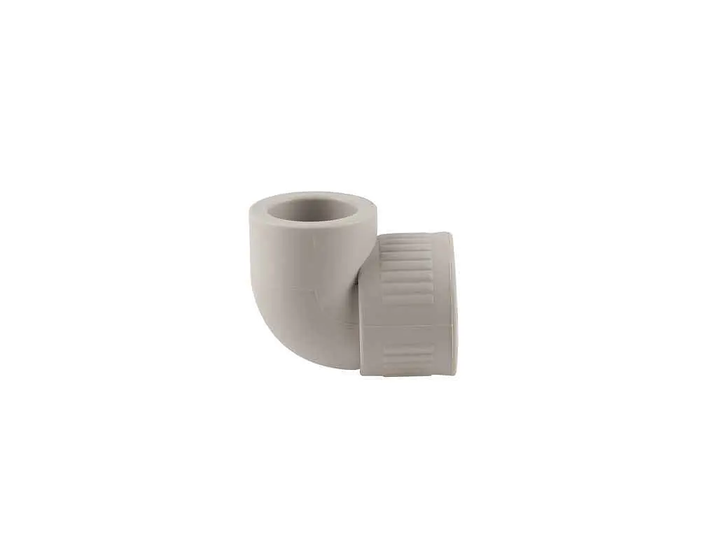 Кут Thermo Alliance 1/2" 90° d 25мм поліпропіленовий 1/2"В для поліпроп. труб (DSE202) - фото 3