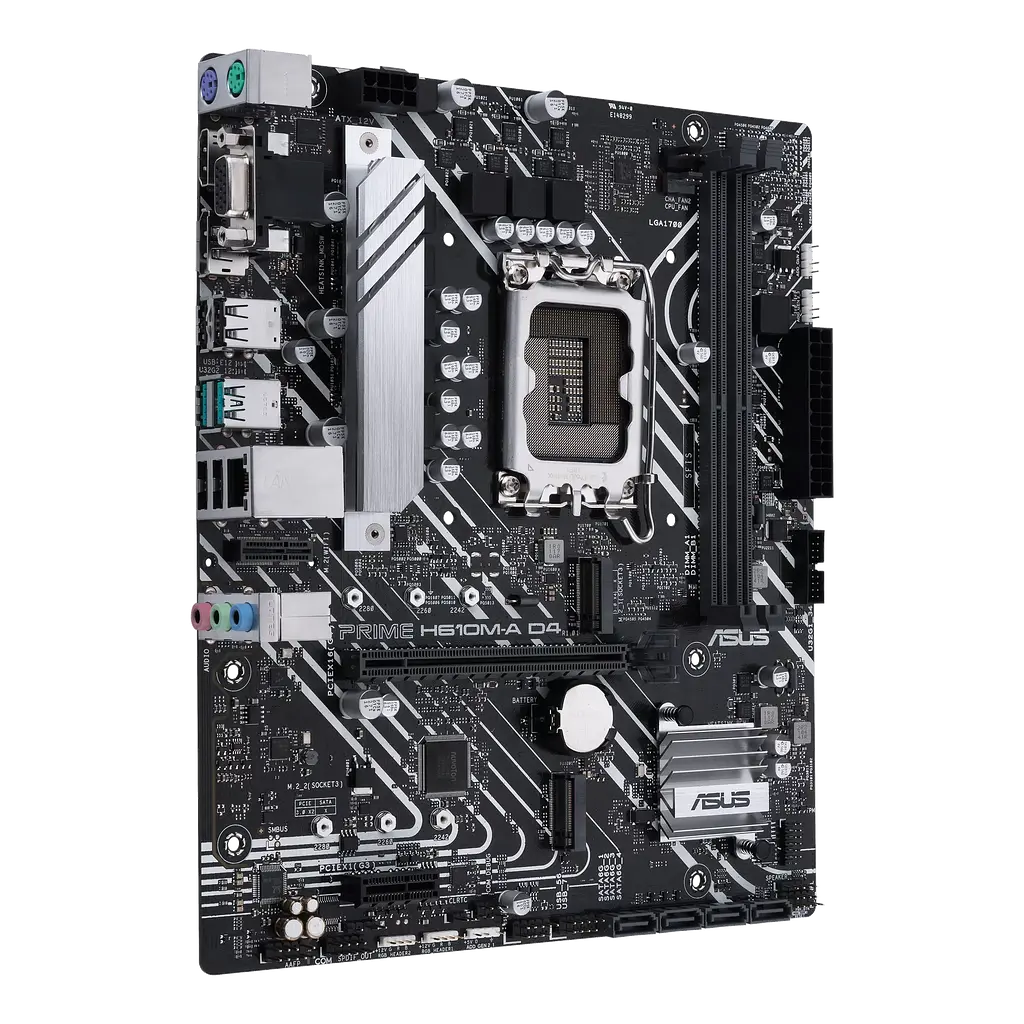 Материнская плата Asus H610M-A D4-CSM Prime LGA 1700 (PRIME H610M-A D4-CSM) - фото 2