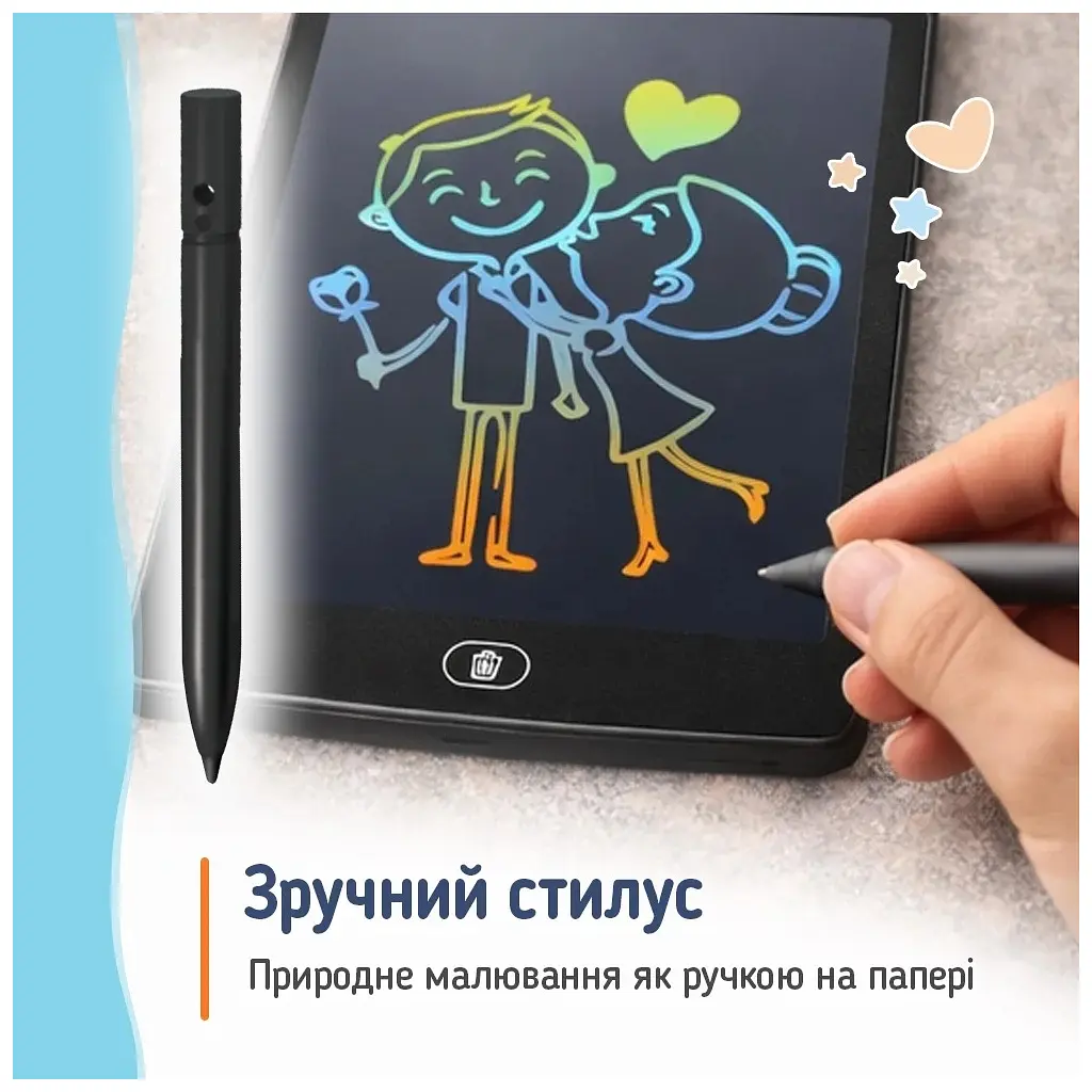 Планшет для малювання ColorWay LCD Writing Tablet 8.5 (CW-WT8BK) - фото 11