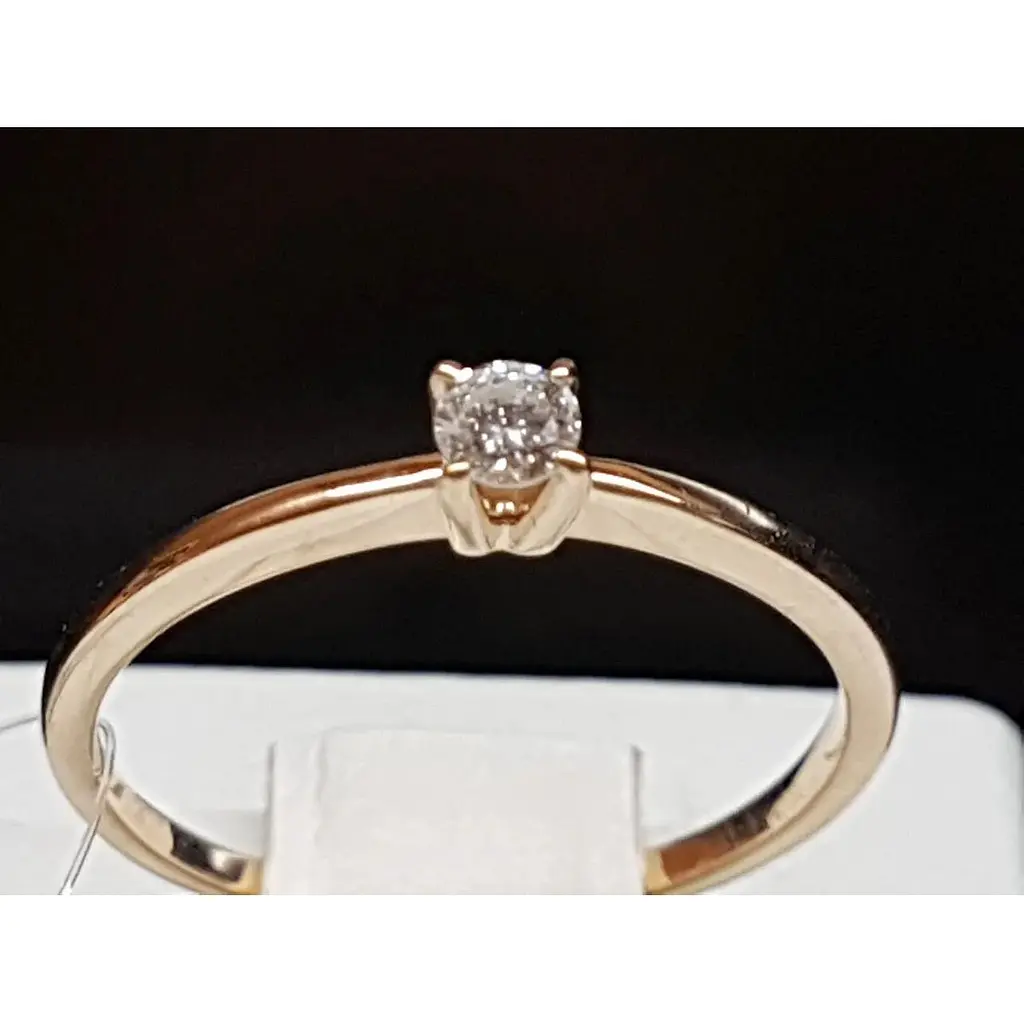 Золоте кільце Qvaliz з діамантами. Артикул 501-00780 17 - фото 4