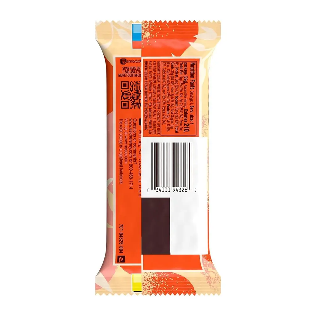 Шоколадні цукерки Reese's Plant Based Oat Chocolate Confection Peanut Butter 39г - фото 3