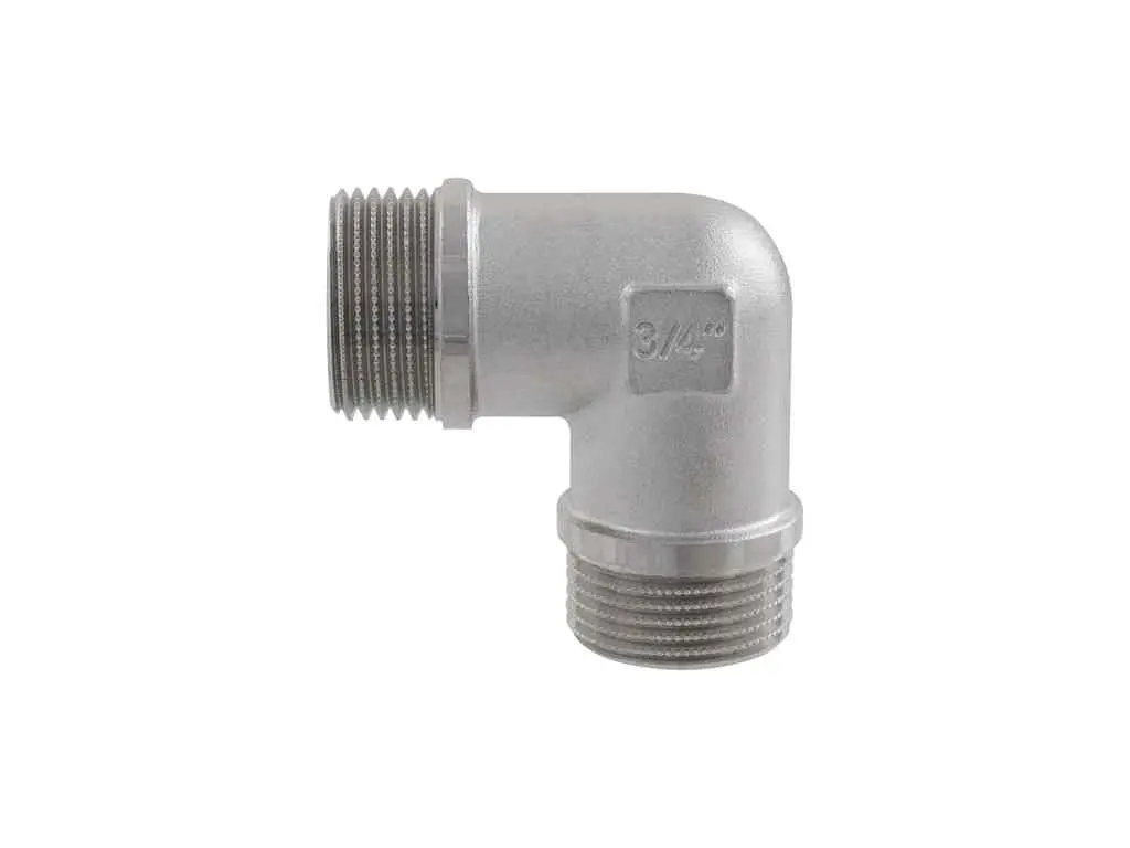 Кут RAFTEC 3/4'' латунь, ЗЗ, DN20, нікель, UN02 - фото 4
