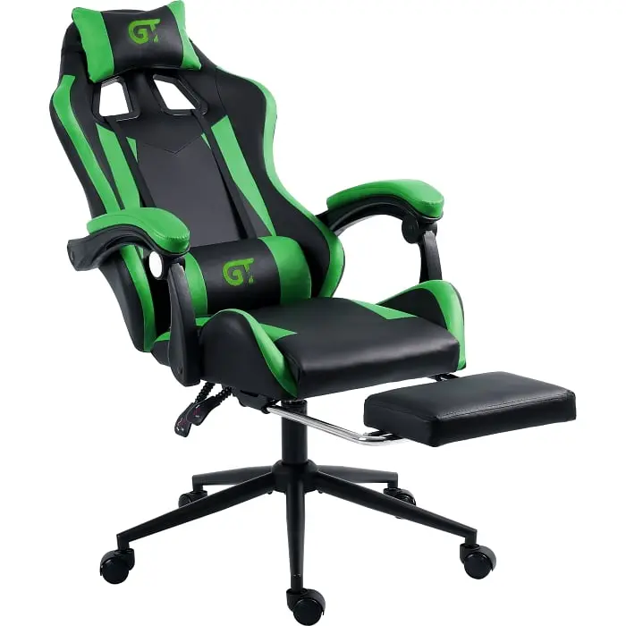 Геймерське крісло GT Racer чорне із зеленим (X-2323 Black/Green) - фото 5