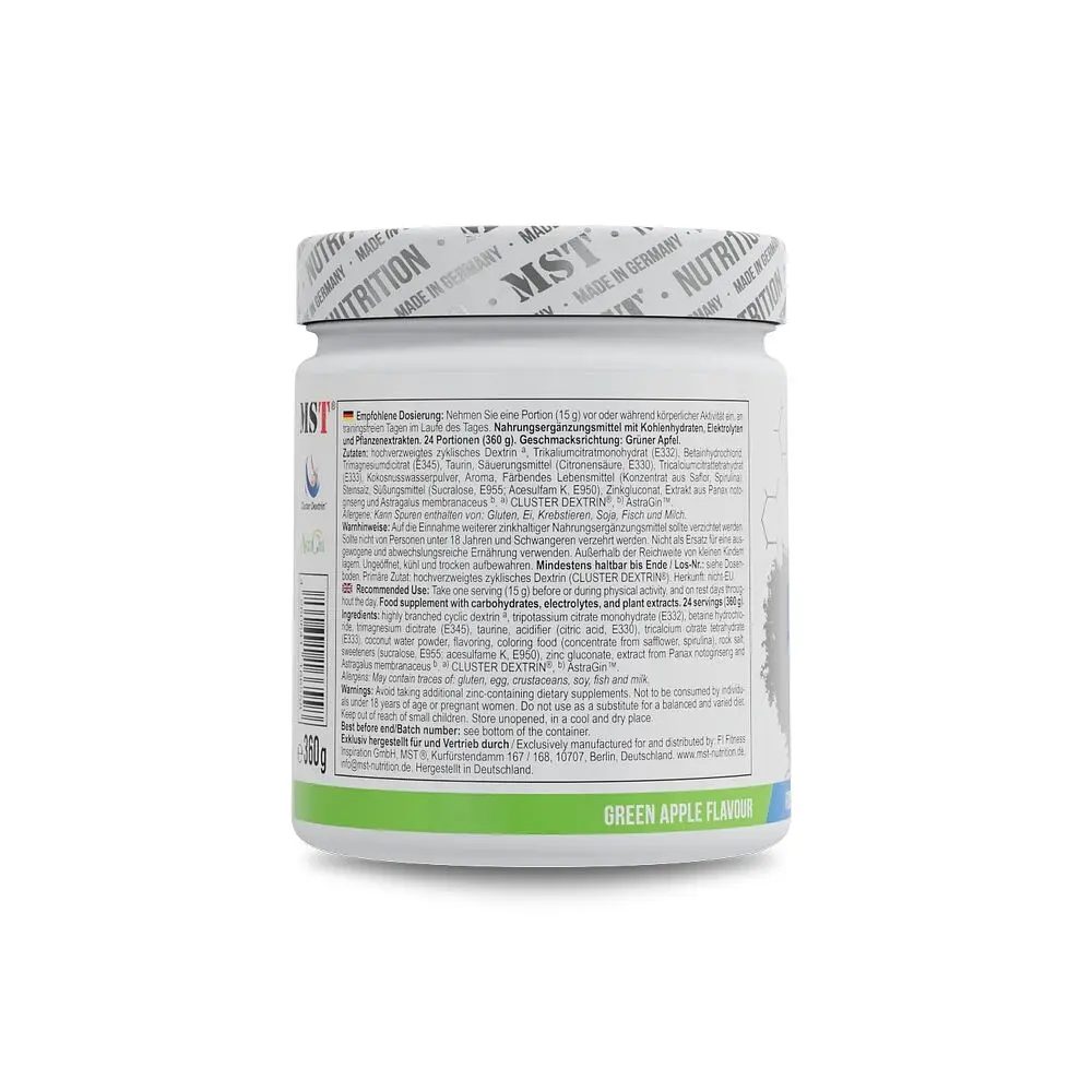 Ізотонік Aqua Power Boost, 360 грам - Зелене яблуко MST Nutrition vit0004397 - фото 3