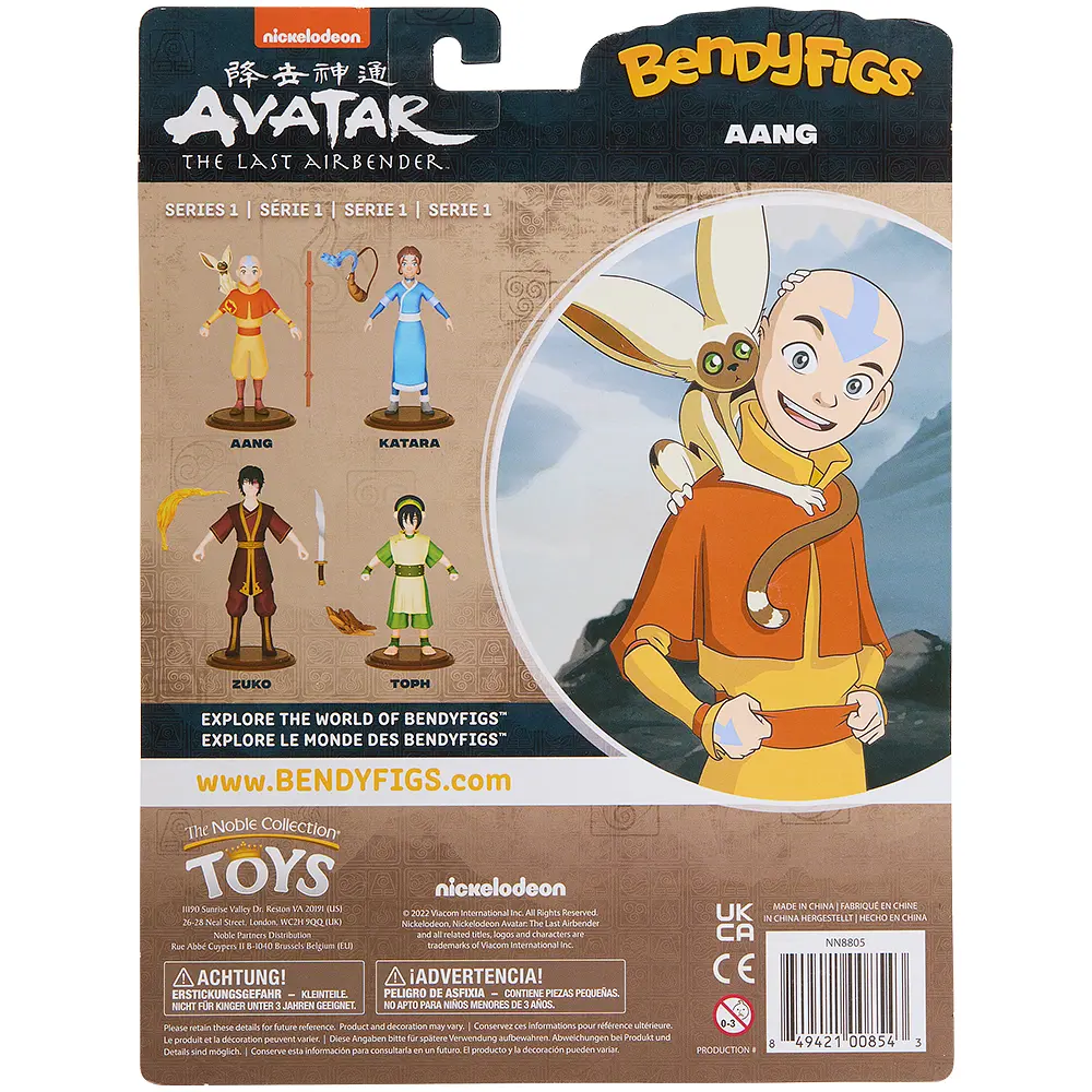 Фигурка AVATAR THE LAST AIRBENDER Aang Bendyfig (Аватар: Последний маг воздуха) - фото 9