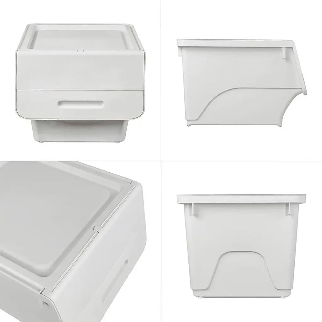 Контейнер для зберігання Wall Sticker 45.5х38х31 см Білий SW-00002420 - фото 3