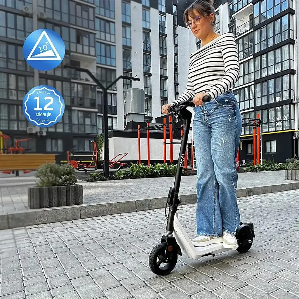 Электросамокат OKAI Zippy ES50С 8" мощность 250 (500) W - фото 10