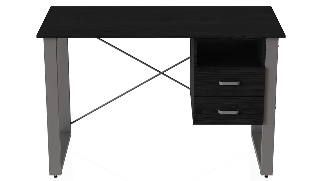 Письмовий стіл із ящиками Ferrum-decor Оскар 750x1200x600 метал Сірий ДСП Сосна Кембра 16 мм (FRD-103229) - фото 4