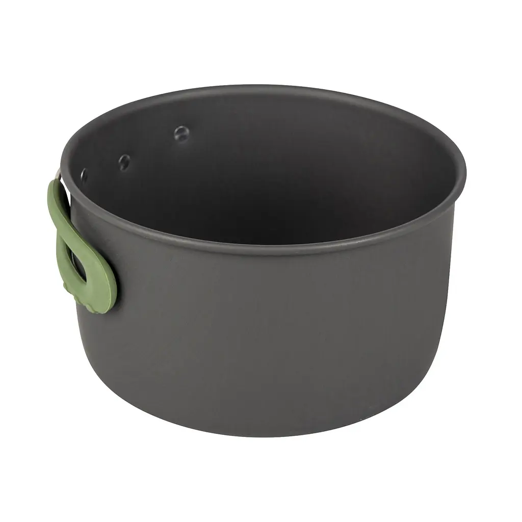 Набір посуду Bo-Camp Explorer 4 Pieces 19 Hard Anodized Grey/Green (2200241), Сірий - фото 11
