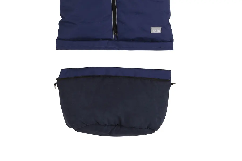 Зимовий конверт Nuvita 9845 Carryon, темно-синій з бежевим (NV9845CARRYONNAVYBLUE) - фото 4