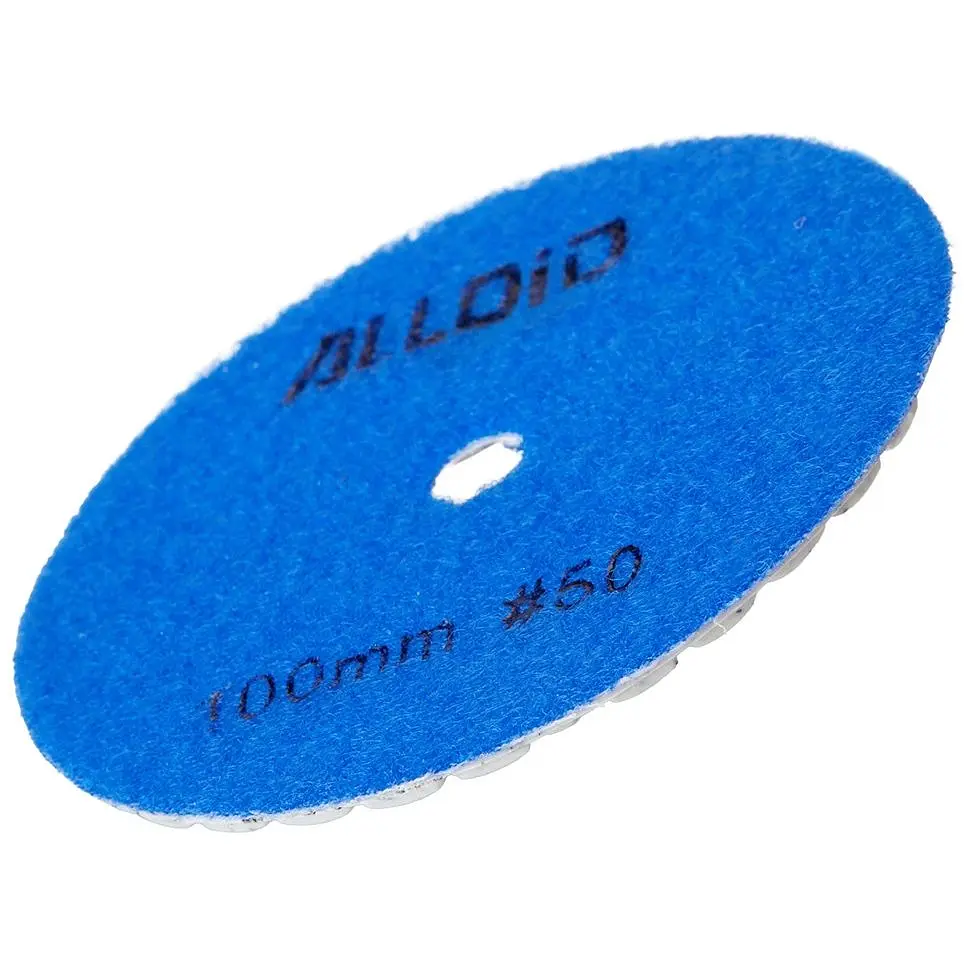 Круг алмазный Alloid Building Tools Hexagon шлифовальный на липучке 100 мм зерно 50 (DD-63385) - фото 3