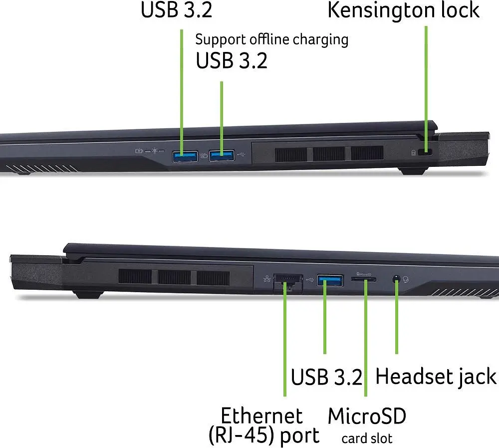 Ноутбук Acer 16 Predator Helios Neo 16 PHN16-73 WQXGA IPS/U9-275HX/32GB/1TB/RTX 5060 8GB/Linux/Black (NH.QVUEU.00B) - фото 8