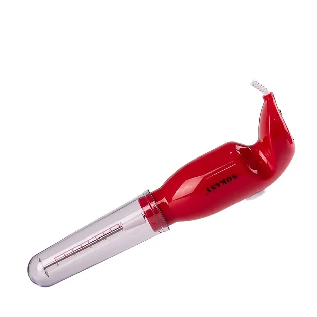 Ручний спінювач капучинатор Sokany SK-1733 для збивання молока червоний 25 Вт - фото 3