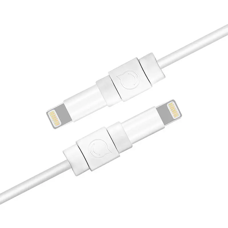 Захисна насадка UGREEN LP127 для кабелю Apple 6 шт/уп Білі (40705) - фото 2