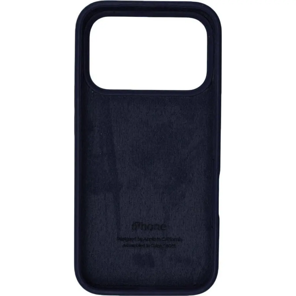 Чехол Silicone Case для Apple iPhone 17 Pro Dark Blue AA [145155] - фото 2