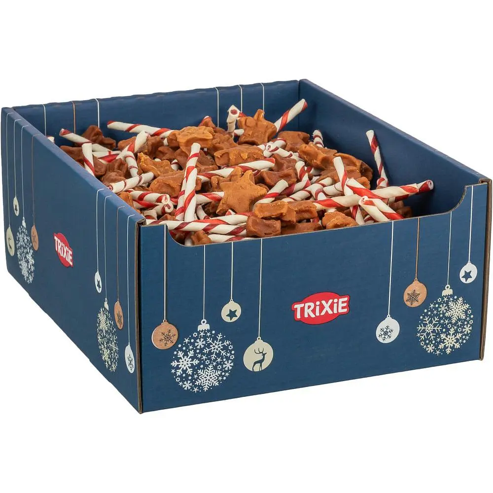 Ласощі для собак Trixie, різдвяні льодяники з куркою, 12 см, 14 г, 5 шт./уп. - фото 8