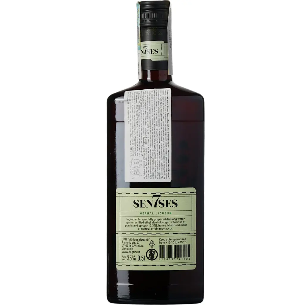 Трав'яний лікер SEN7SES 35% 0.5 л (4770053241526) - фото 2