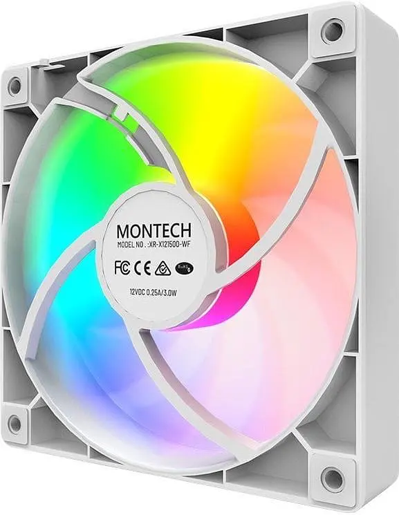 Вентилятор MONTECH 120MM GF120 PWM WHITE (GF120 PWM WHITE) - фото 4