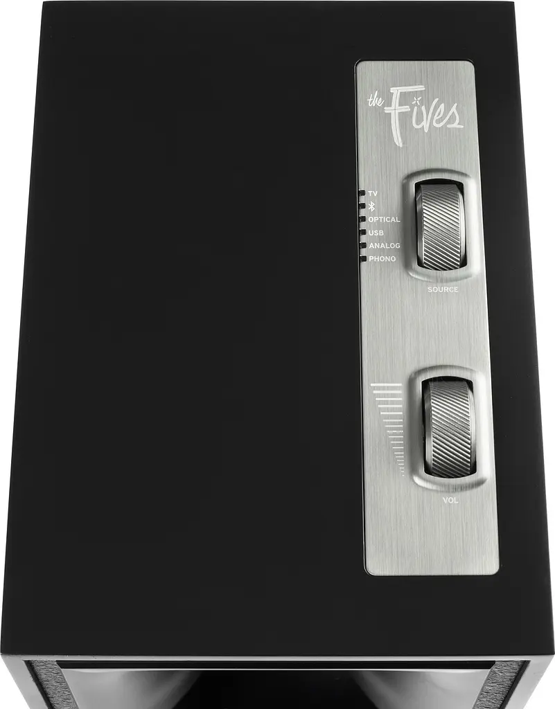 Повна активна мультимедійна акустика Klipsch The Fives Matte Black - фото 5