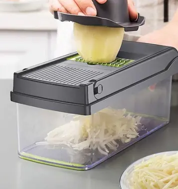 Ручна овочерізка – мультислайсер VEGGIE SLICER для подрібнення овочів та фруктів - фото 4