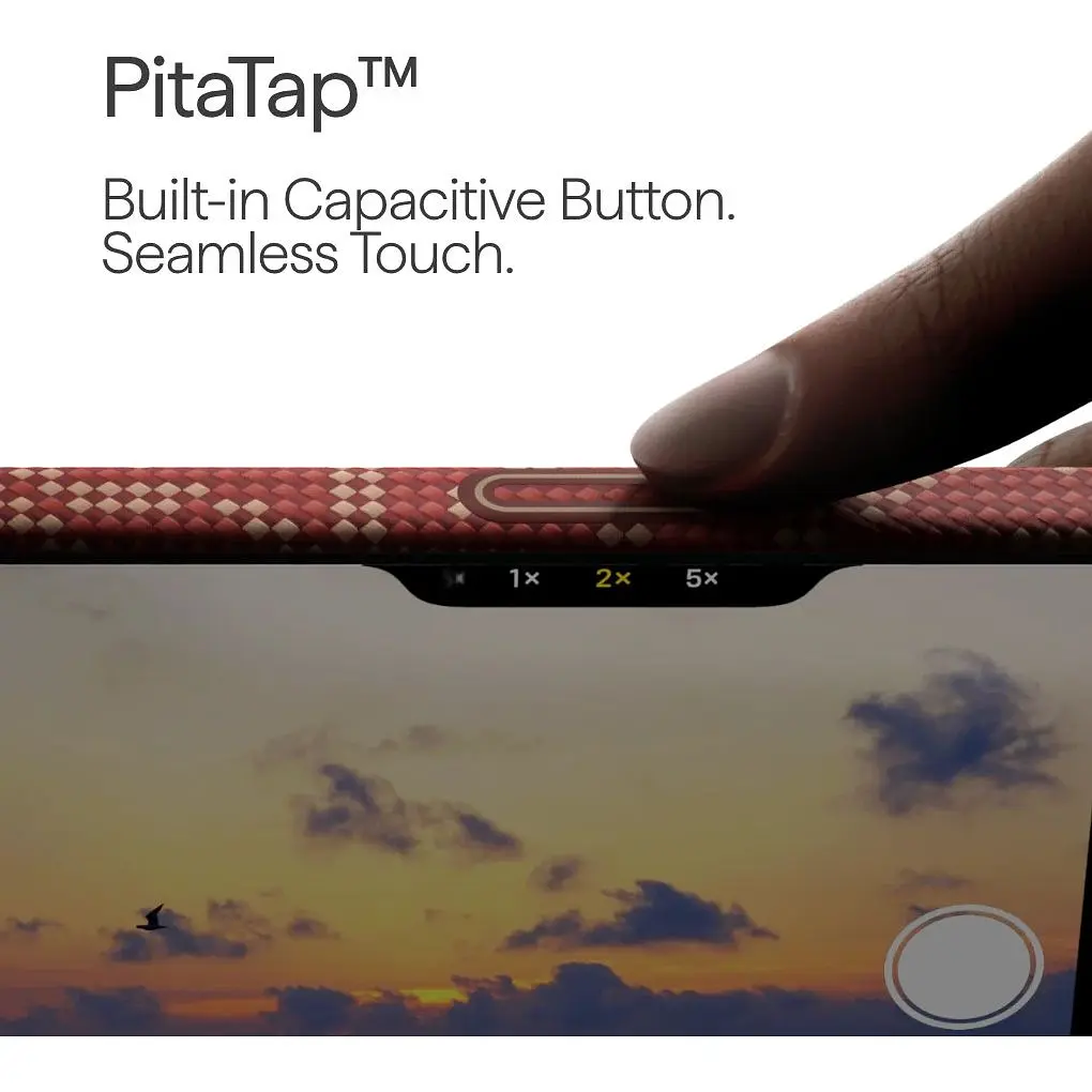 Чохол Pitaka Ultra-Slim Monogram для Apple iPhone 17 Pro Max Gold/Red (KI1702PTKP) [157999] - фото 7